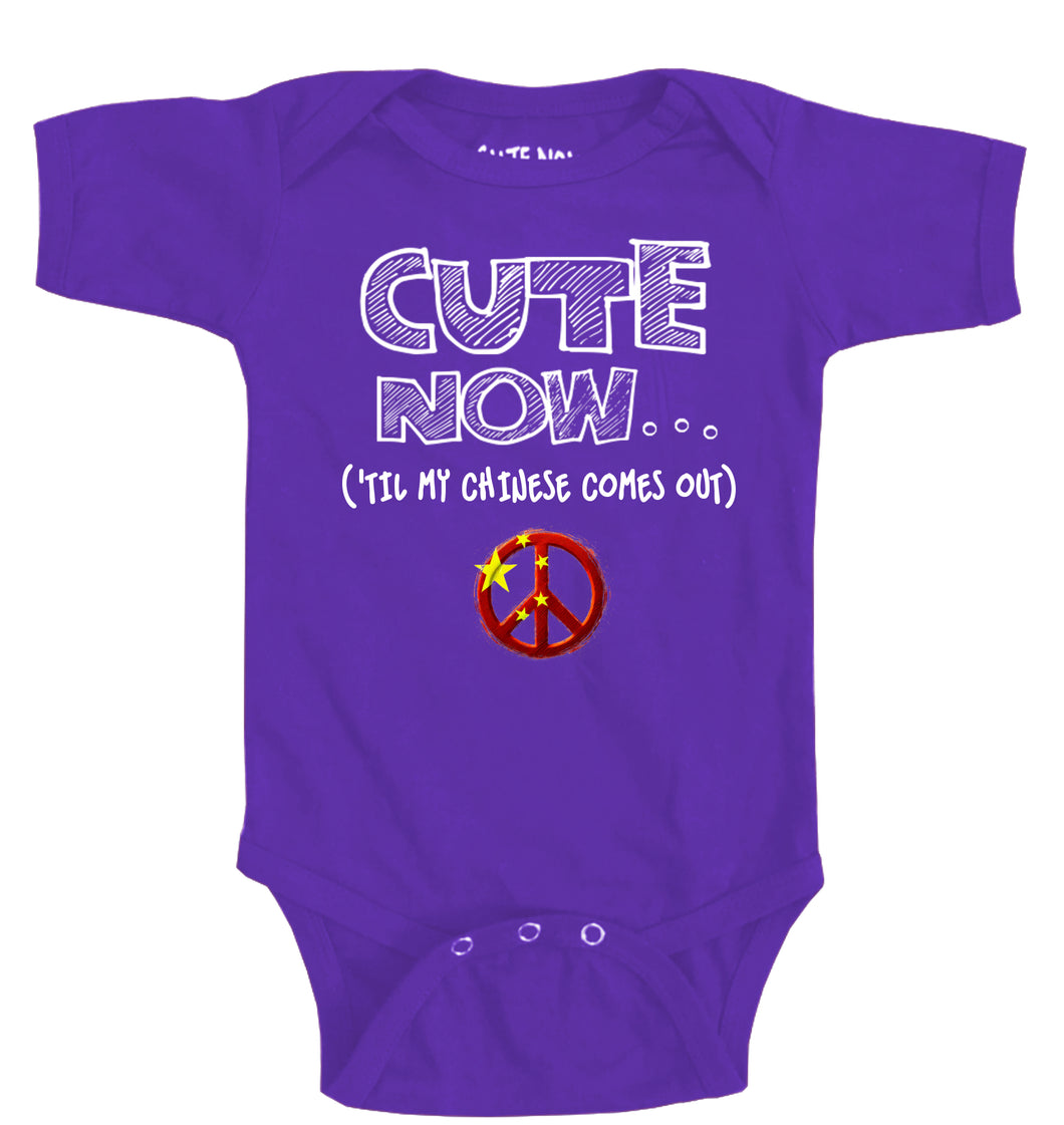 Peace ('Til My Chinese Comes Out) Bodysuit