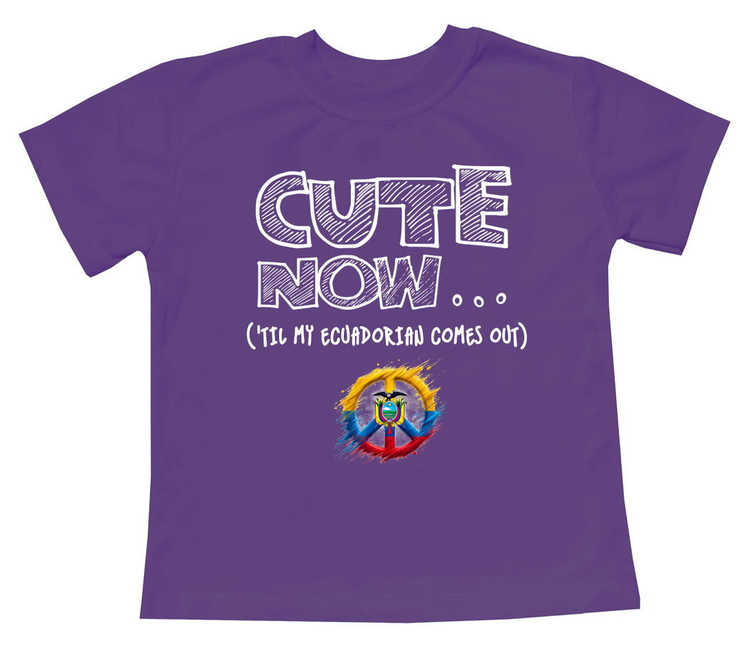 Peace ('Til My Ecuadorian Comes Out) Toddler T-shirt
