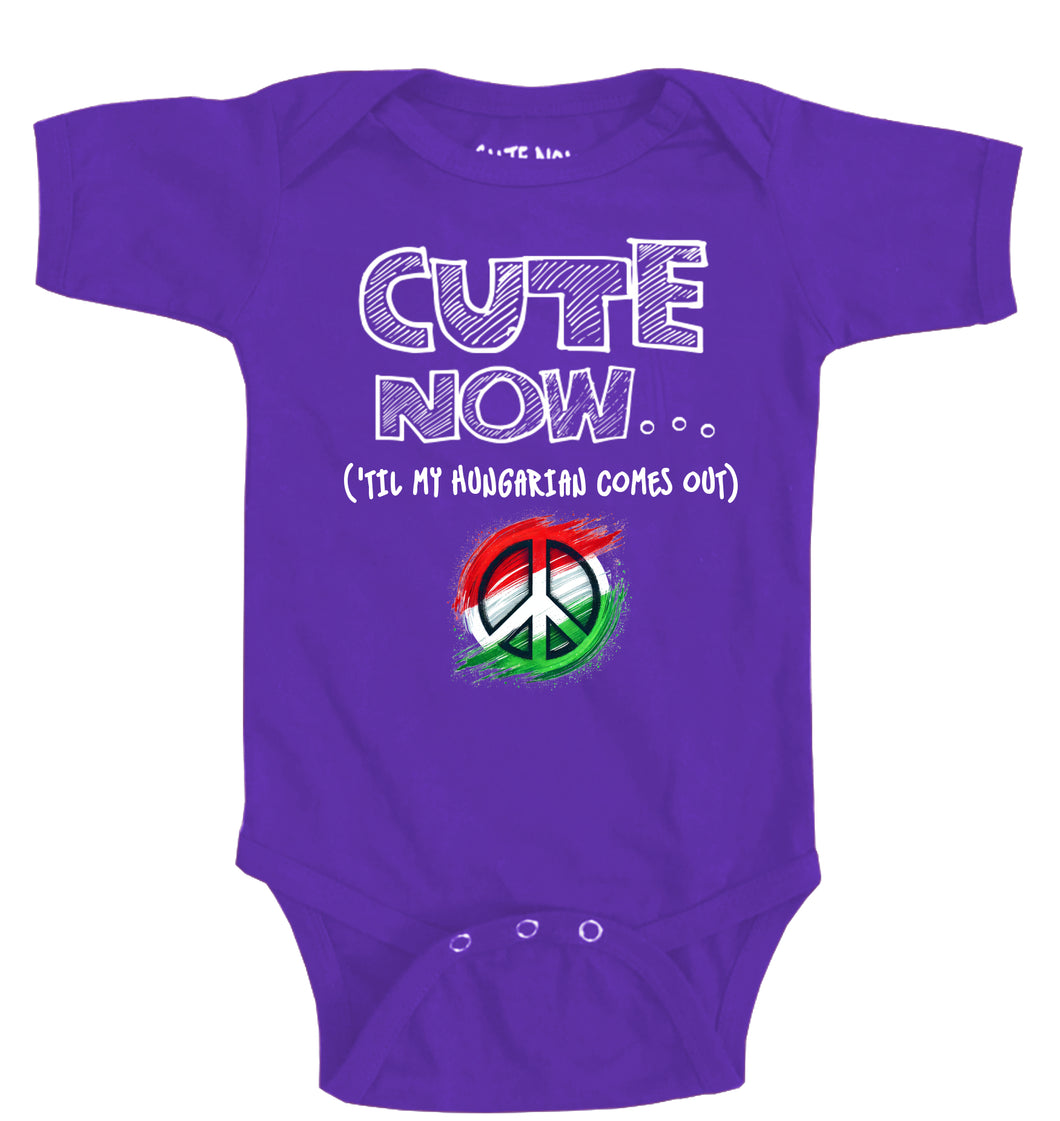 Peace ('Til My Hungarian Comes Out) Bodysuit