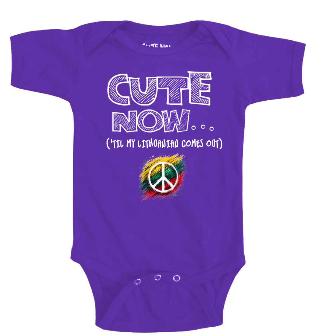 Peace ('Til My Lithuanian Comes Out) Bodysuit