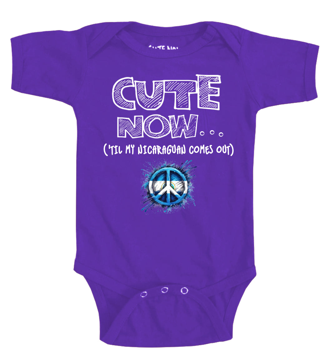 Peace ('Til My Nicaraguan Comes Out) Bodysuit