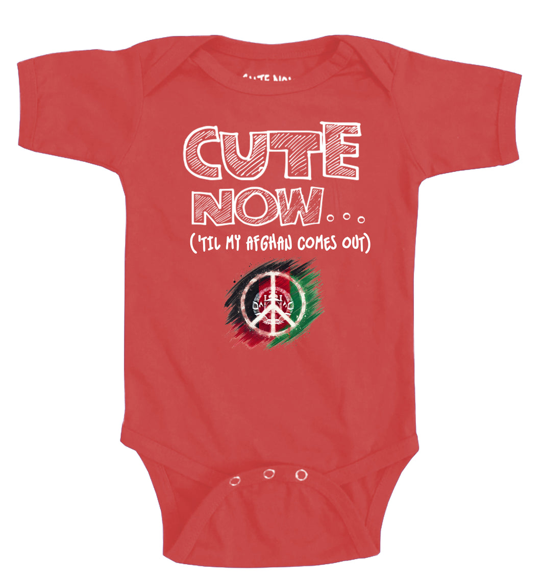 Peace ('Til My Afghan Comes Out) Bodysuit
