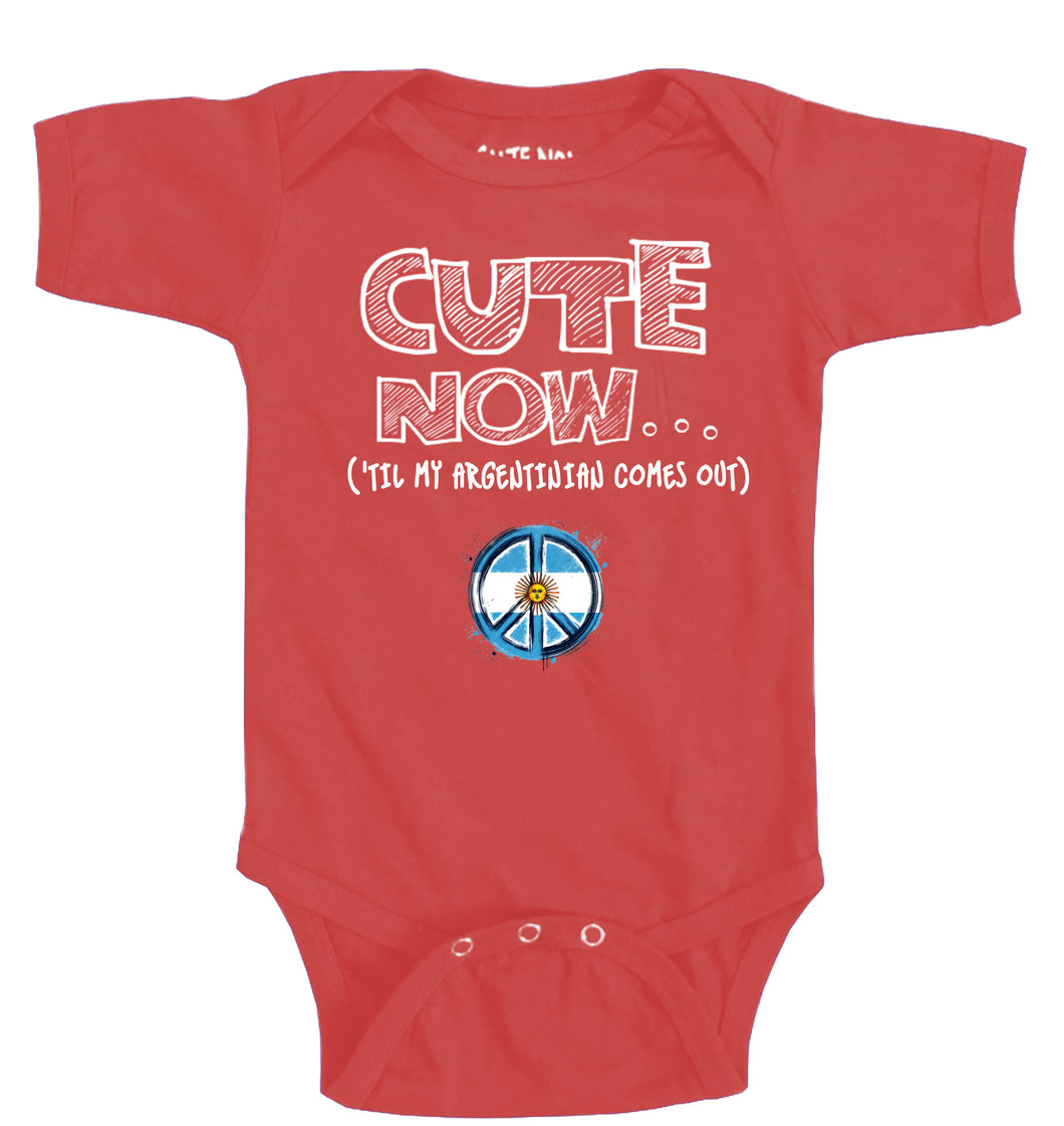 Peace ('Til My Argentinian Comes Out) Bodysuit