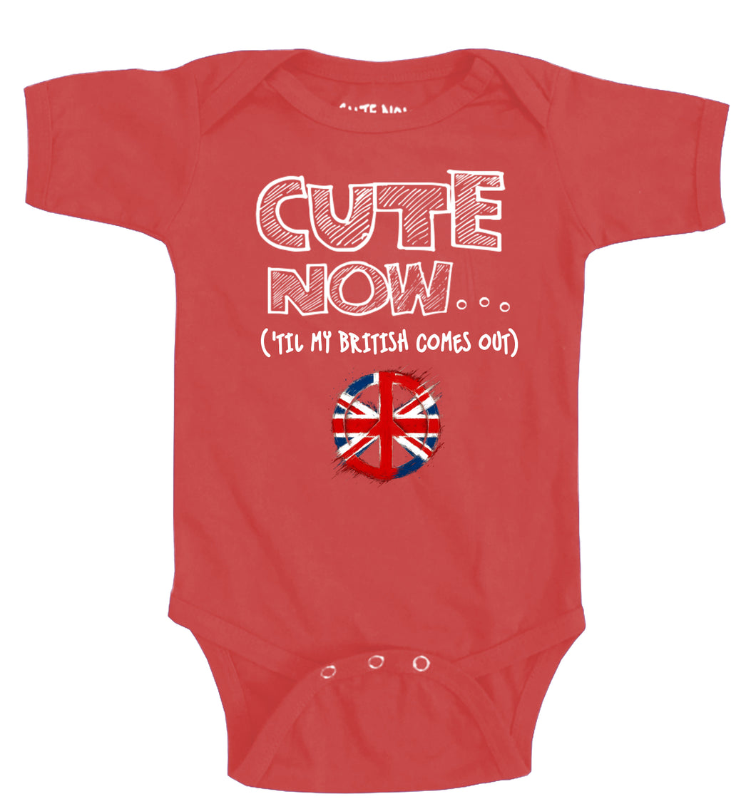 Peace ('Til My British Comes Out) Bodysuit