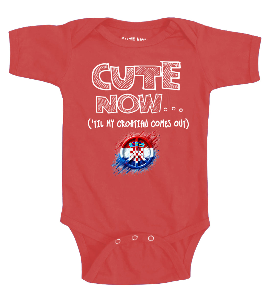 Peace ('Til My Croatian Comes Out) Bodysuit