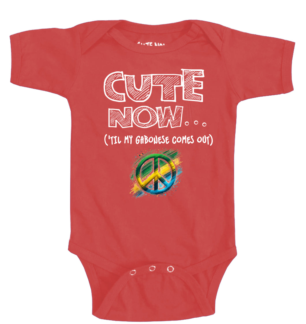 Peace ('Til My Gabonese Comes Out) Bodysuit
