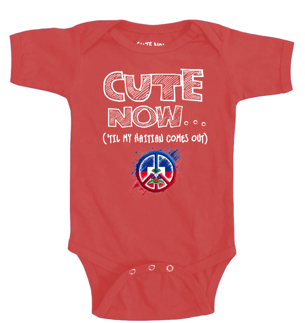 Peace ('Til My Haitian Comes Out) Bodysuit