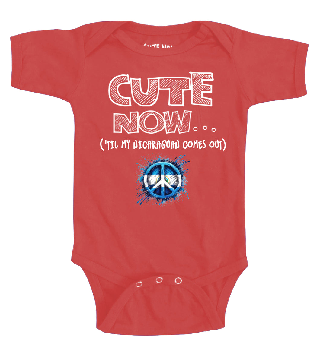 Peace ('Til My Nicaraguan Comes Out) Bodysuit