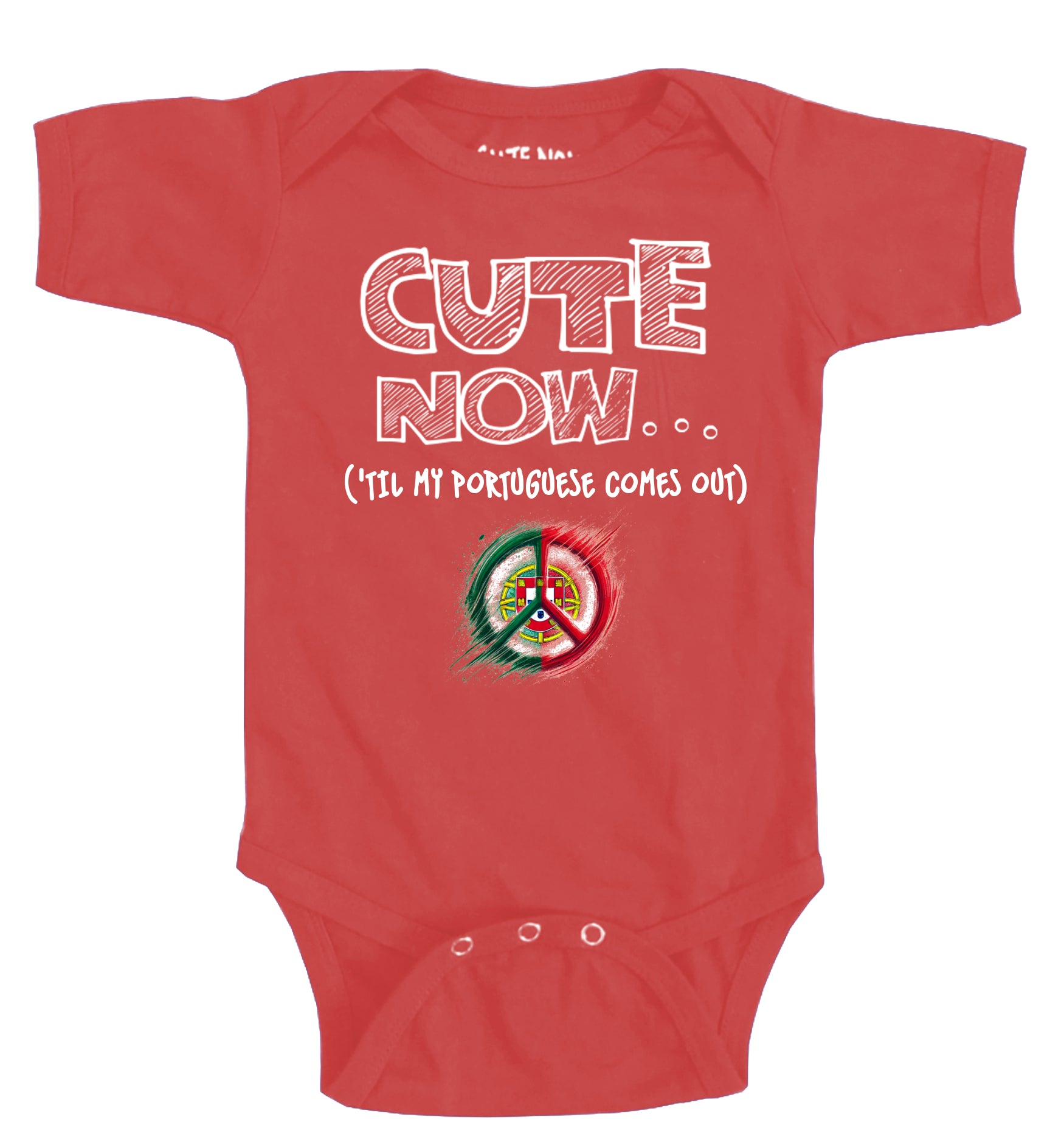 Peace ('Til My Portuguese Comes Out) Bodysuit
