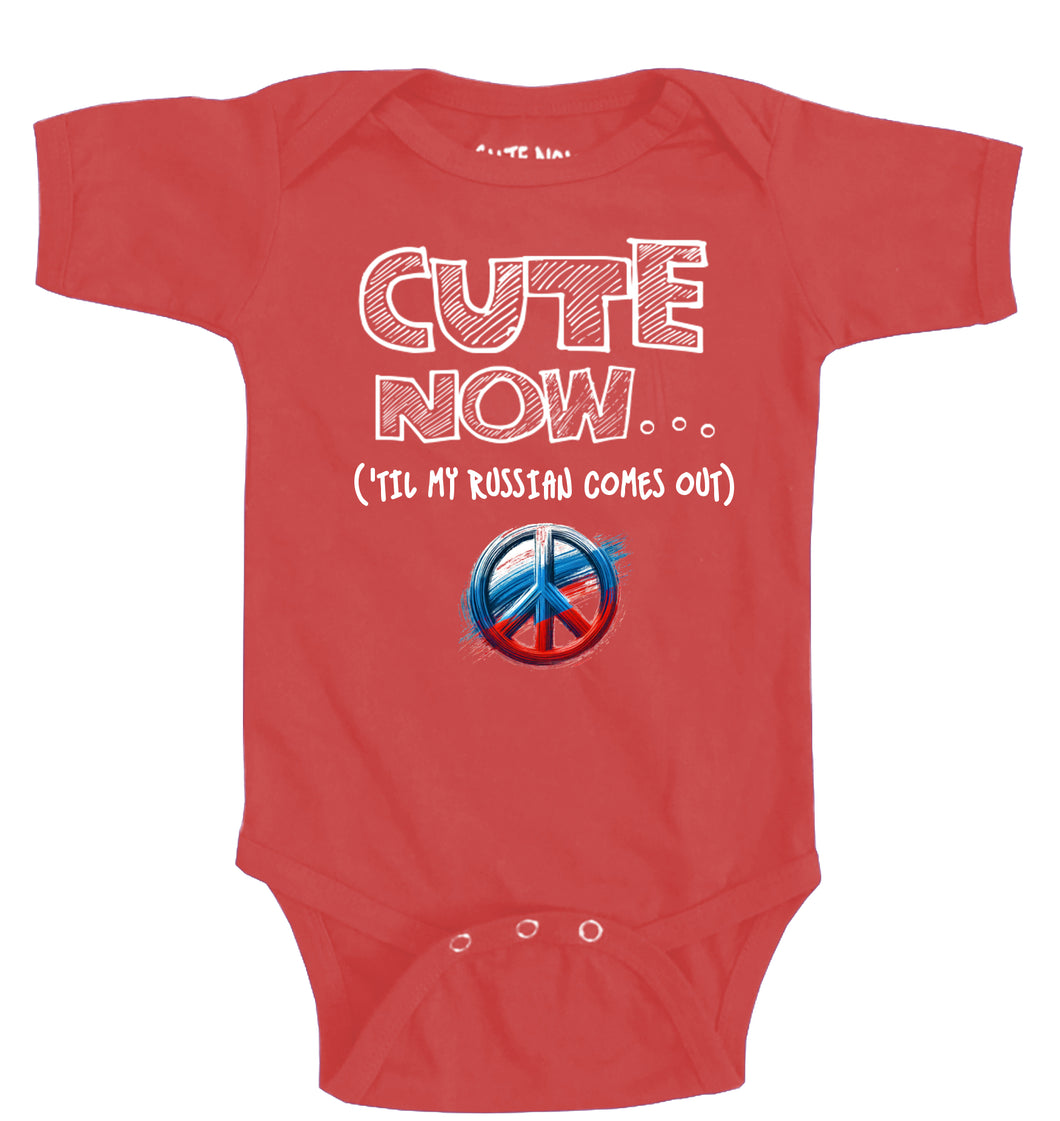 Peace ('Til My Russian Comes Out) Bodysuit