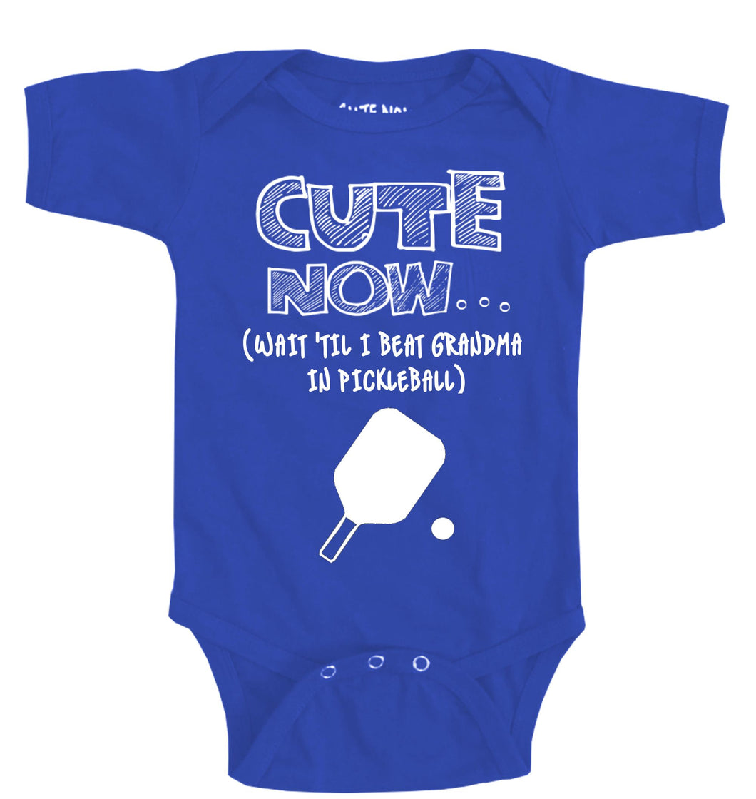 (Wait 'Til I Beat Grandma in Pickleball) Bodysuit
