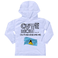 ('Til My Saint Lucian Comes Out) Toddler Long Sleeve Hooded T-shirt