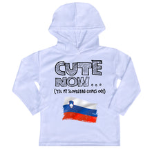('Til My Slovenian Comes Out) Toddler Long Sleeve Hooded T-shirt