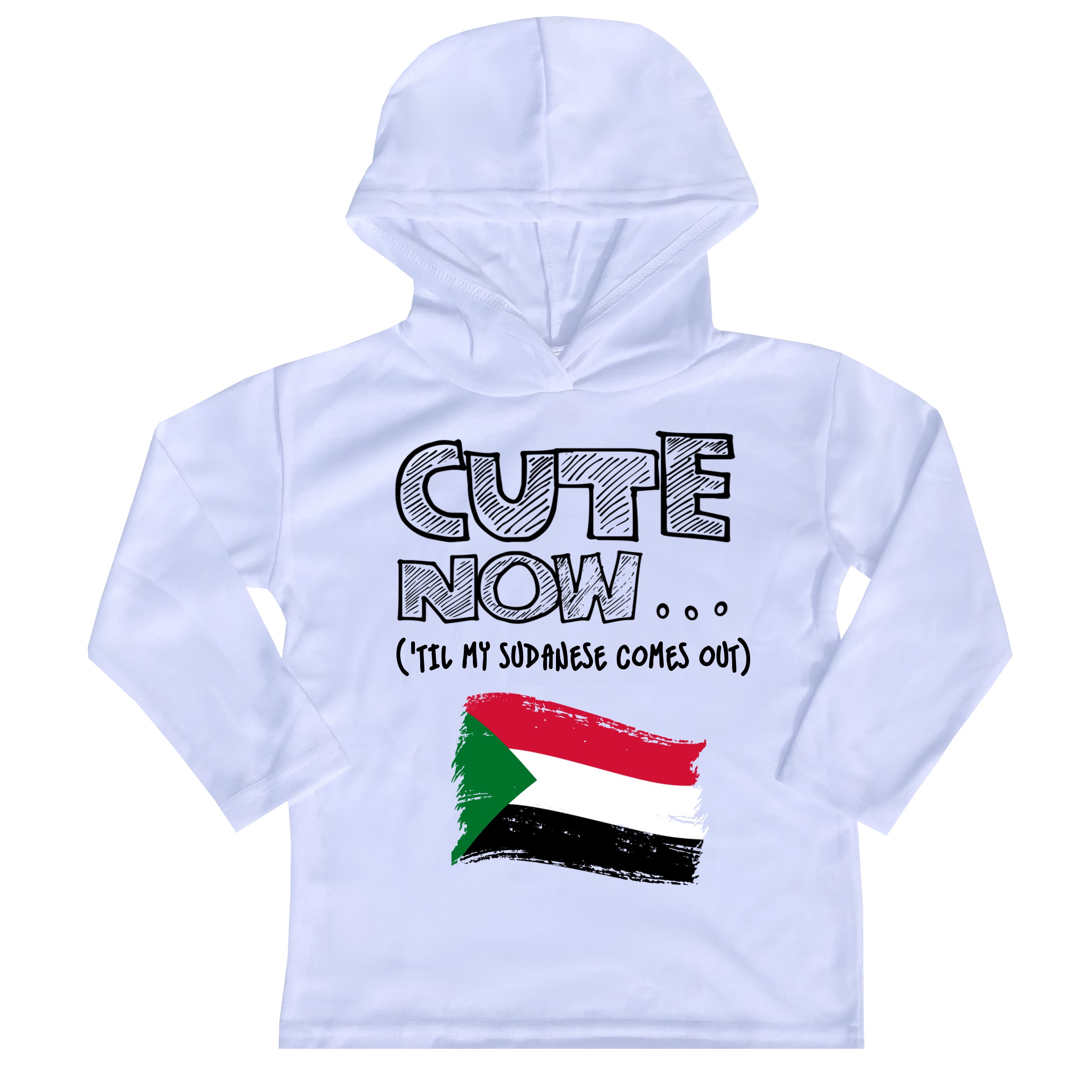 ('Til My Sudanese Comes Out) Toddler Long Sleeve Hooded T-shirt