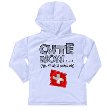 ('Til My Swiss Comes Out) Toddler Long Sleeve Hooded T-shirt
