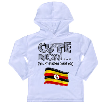 ('Til My Ugandan Comes Out) Toddler Long Sleeve Hooded T-shirt