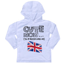 ('Til My British Comes Out) Toddler Long Sleeve Hooded T-shirt