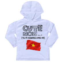 ('Til My Vietnamese Comes Out) Toddler Long Sleeve Hooded T-shirt