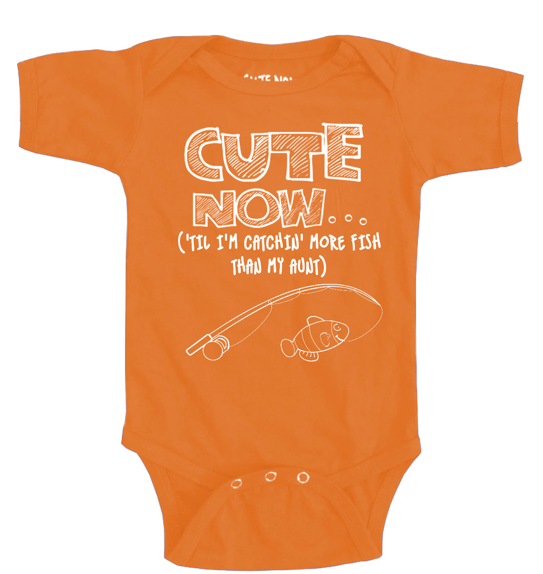('Til I'm Catchin' More Fish Than My Aunt) Bodysuit