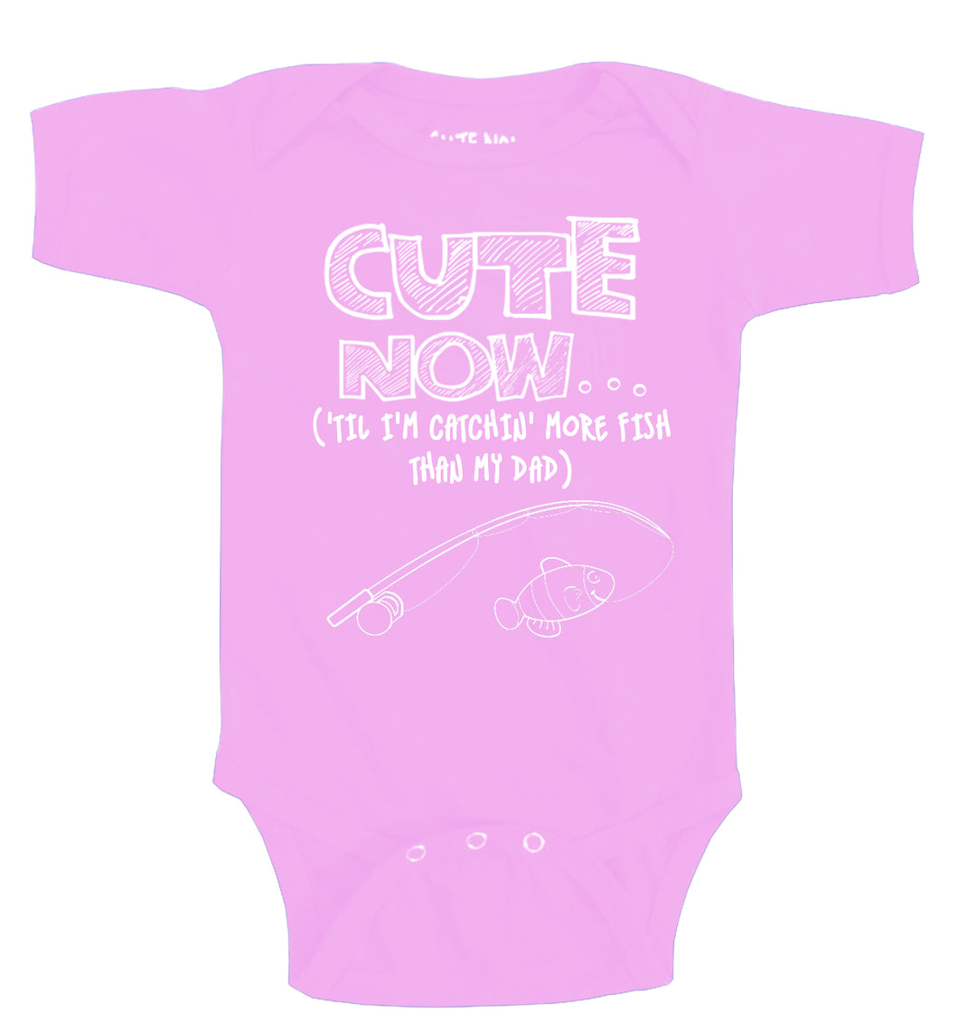 ('Til I'm Catchin' More Fish Than My Dad) Bodysuit