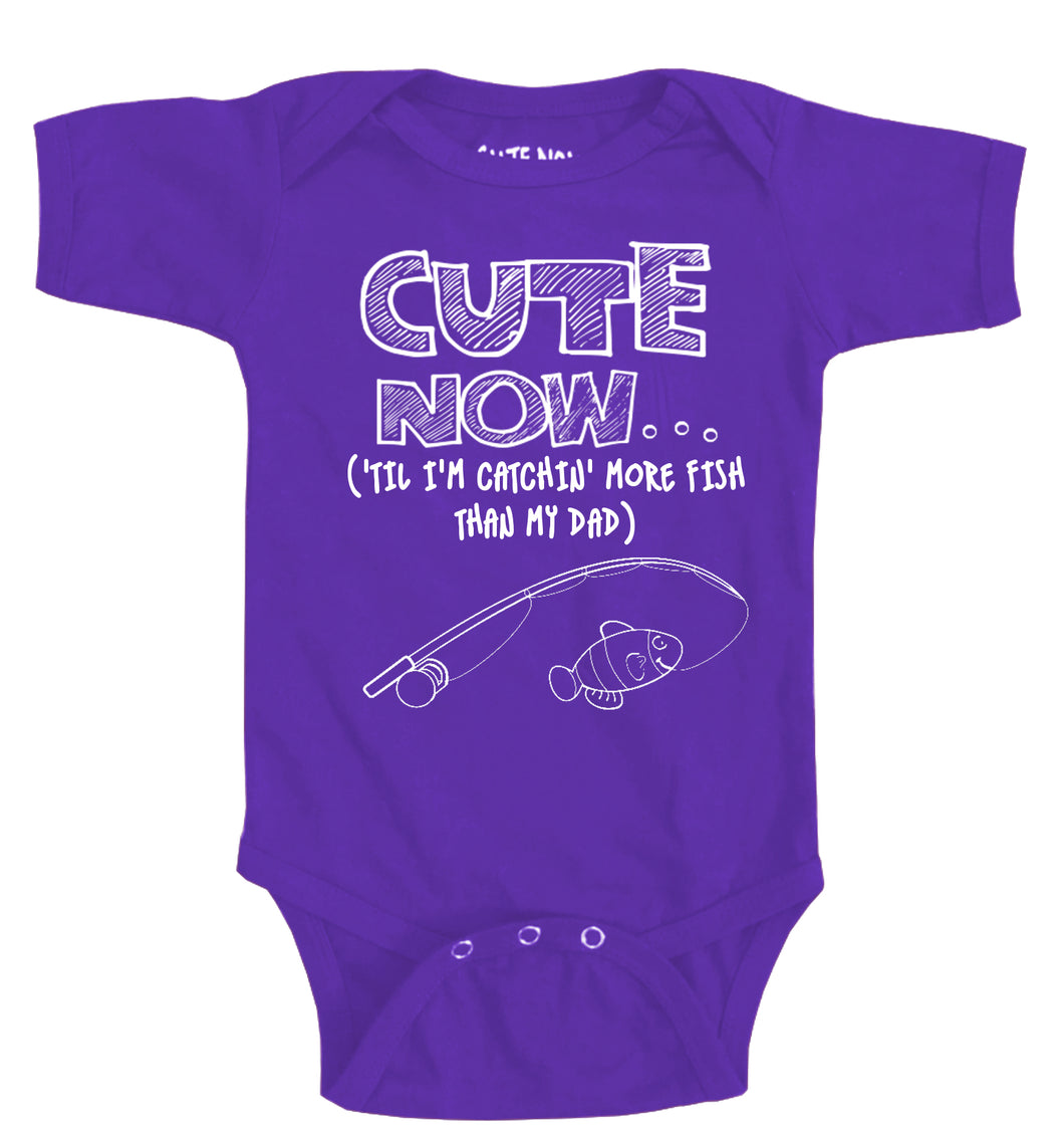 ('Til I'm Catchin' More Fish Than My Dad) Bodysuit