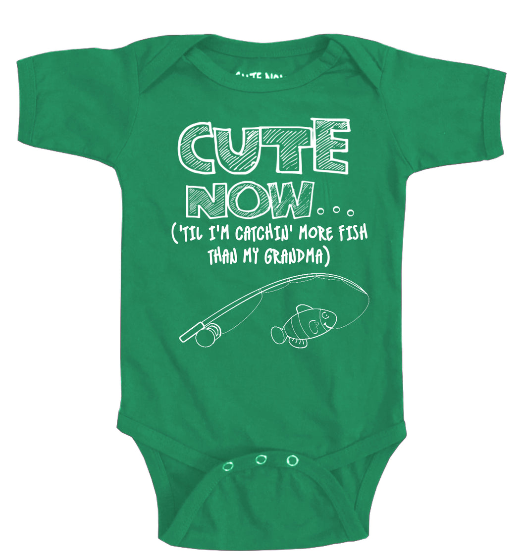 ('Til I'm Catchin' More Fish Than My Grandma) Bodysuit