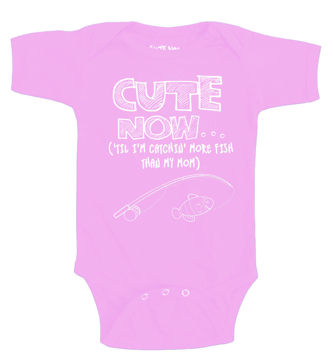 ('Til I'm Catchin' More Fish Than My Mom) Bodysuit