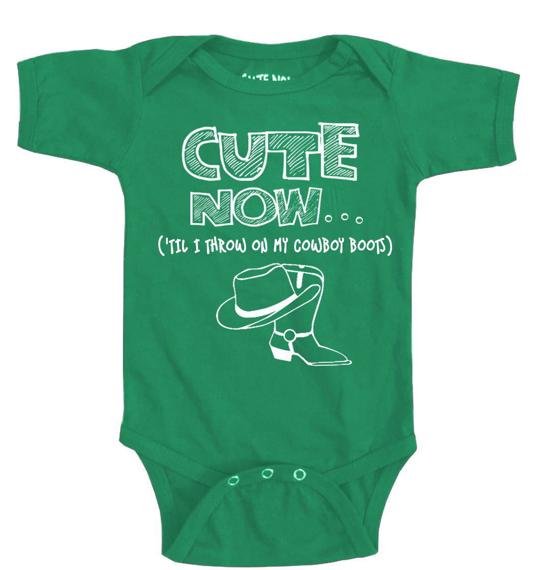 ('Til I Throw On My Cowboy Boots) Bodysuit