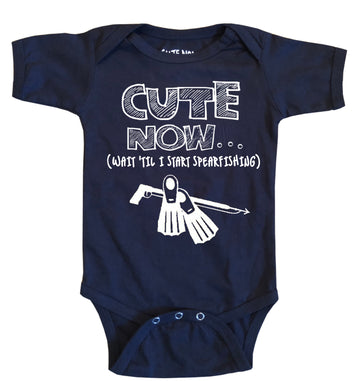 (Wait 'Til I Start Spearfishing) Bodysuit