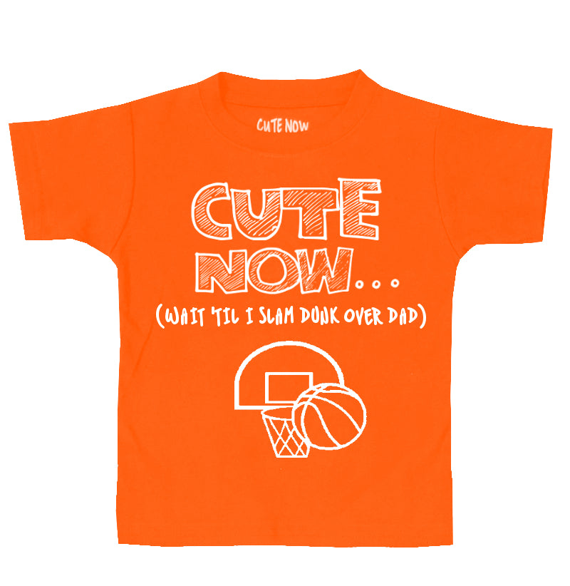(Wait 'Til I Slam Dunk Over Dad) Toddler T-shirt