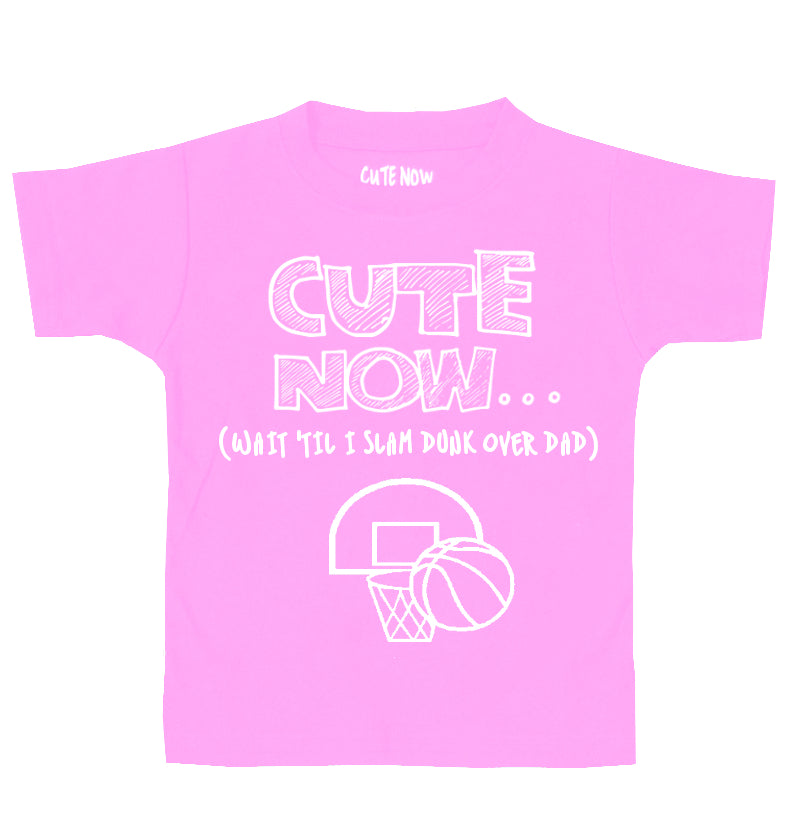 (Wait 'Til I Slam Dunk Over Dad) Toddler T-shirt