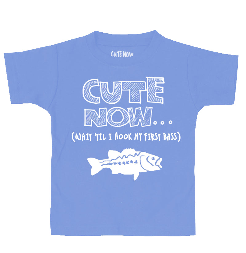 (Wait 'Til I Hook My First Bass) Toddler T-shirt