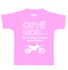 ('Til I'm Churnin' & Burnin' Around The Track) Dirt Bike Toddler T-shirt