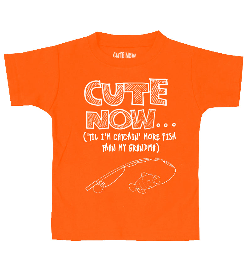 ('Til I'm Catchin' More Fish Than My Grandma) Toddler T-shirt