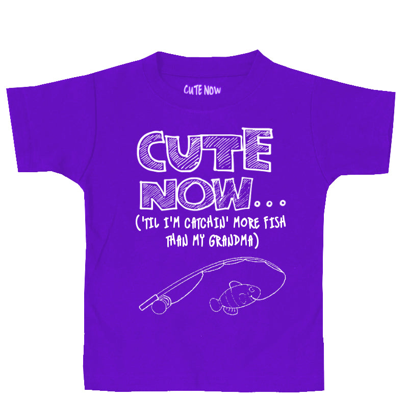 ('Til I'm Catchin' More Fish Than My Grandma) Toddler T-shirt