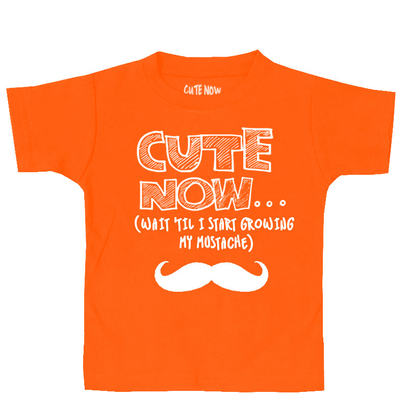 (Wait 'Til I Start Growing My Mustache) Toddler T-shirt