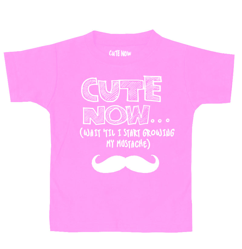 (Wait 'Til I Start Growing My Mustache) Toddler T-shirt