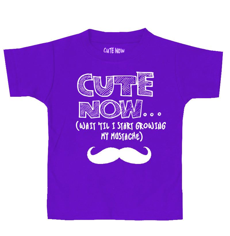 (Wait 'Til I Start Growing My Mustache) Toddler T-shirt