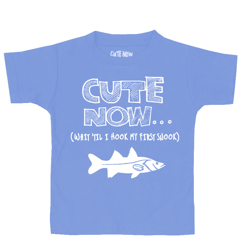 (Wait 'Til I Hook My First Snook) Toddler T-shirt