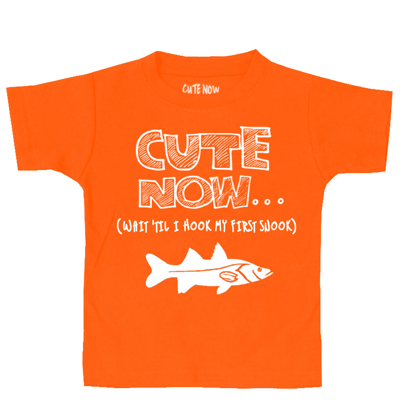 (Wait 'Til I Hook My First Snook) Toddler T-shirt