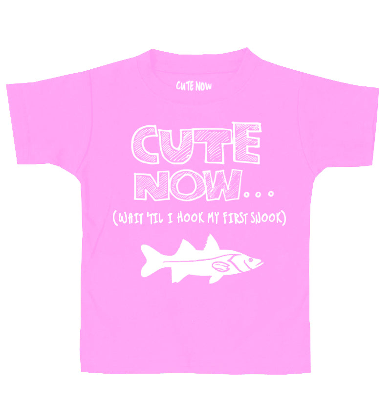 (Wait 'Til I Hook My First Snook) Toddler T-shirt