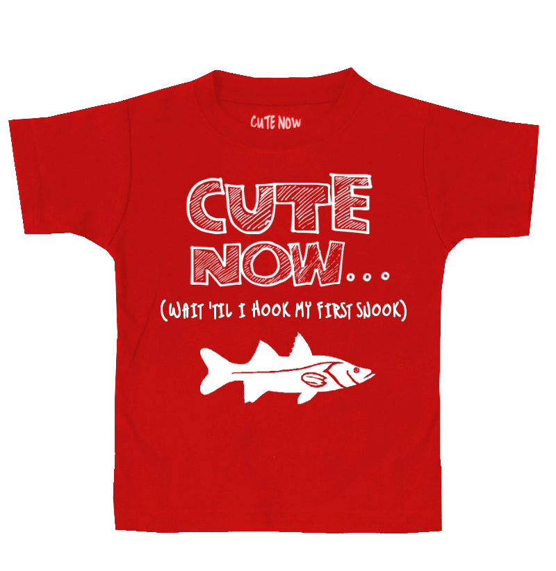 (Wait 'Til I Hook My First Snook) Toddler T-shirt
