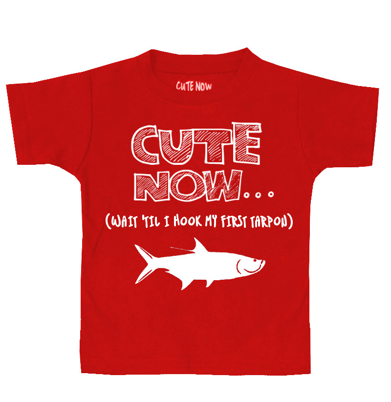 (Wait 'Til I Hook My First Tarpon) Toddler T-shirt