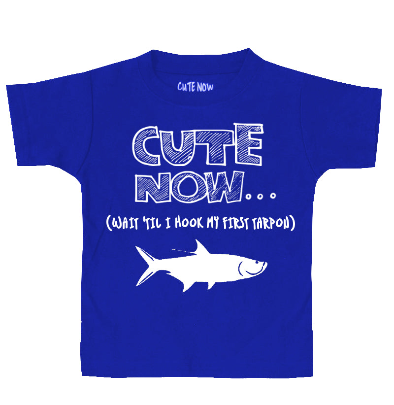 (Wait 'Til I Hook My First Tarpon) Toddler T-shirt