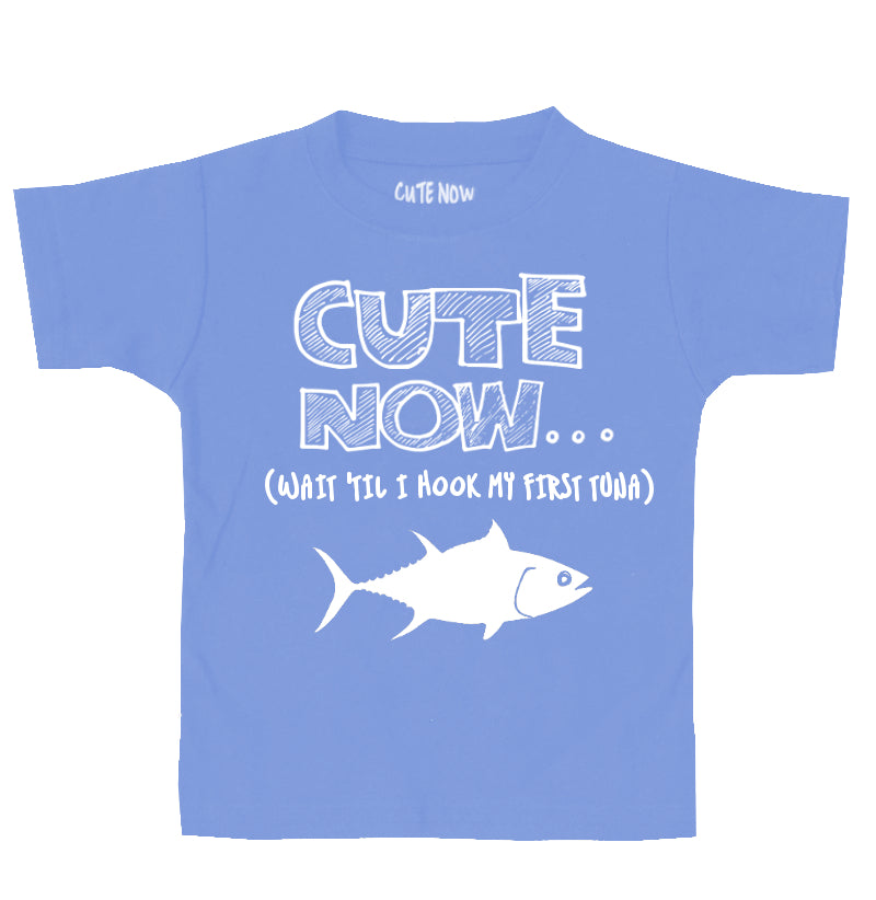 (Wait 'Til I Hook My First Tuna) Toddler T-shirt