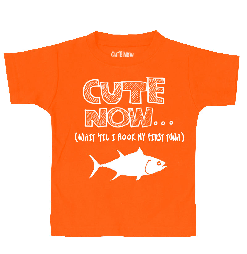 (Wait 'Til I Hook My First Tuna) Toddler T-shirt