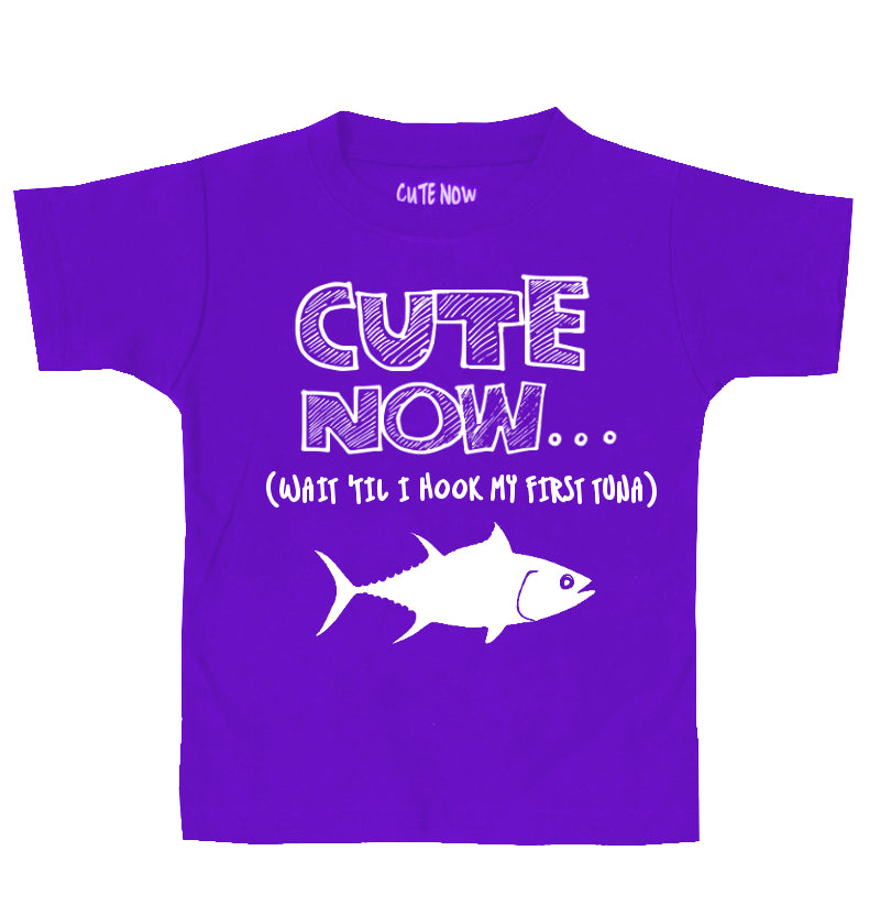 (Wait 'Til I Hook My First Tuna) Toddler T-shirt