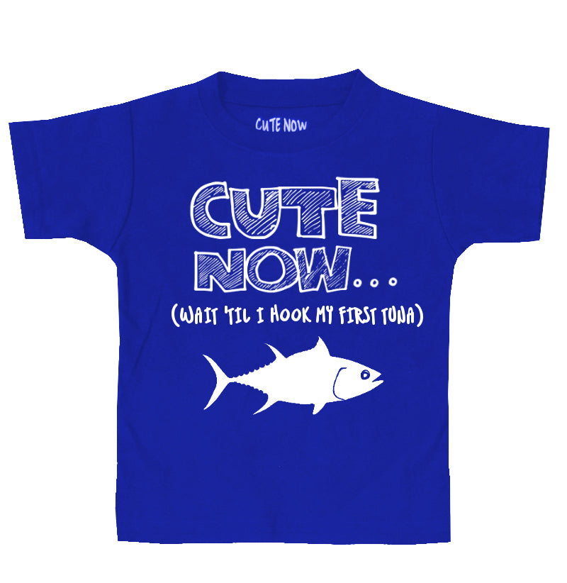 (Wait 'Til I Hook My First Tuna) Toddler T-shirt